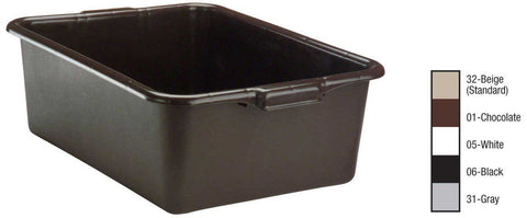 Vollrath Traex Brown Bus Box, 7 inch Deep -- 12 per case
