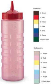 Vollrath Green Wide Mouth Colormate Squeeze Dispenser -- 12 per case