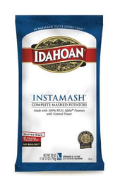 Idahoan Seasoned Instamash Mashed Potato Flakes, 28 Ounce -- 12 per case.