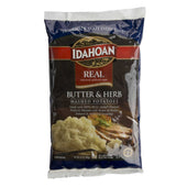 Idahoan Real Butter and Herb Mash Potatoes, 32 Ounce -- 8 per case.