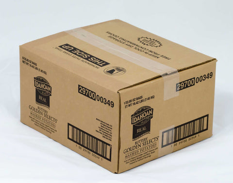 Idahoan Buttery Golden Selects Mashed Potatoes, 32.5 Ounce -- 8 per case.