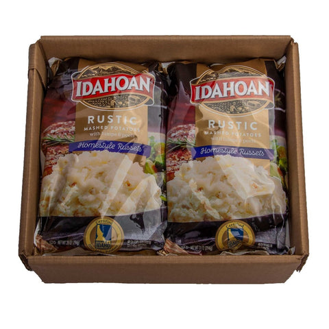 Idahoan Rustic Homestyle Russets Mashed Potatoes, 28 Ounce Pouch -- 8 per case