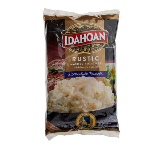 Idahoan Rustic Homestyle Russets Mashed Potatoes, 28 Ounce Pouch -- 8 per case