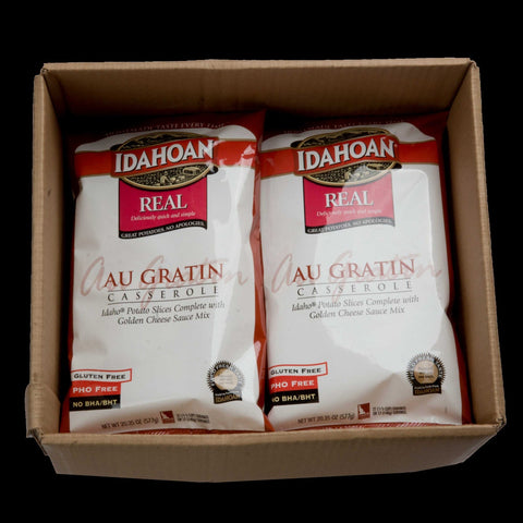 Idahoan Real Au Gratin Casserole Potatoes, 20.35 Ounce -- 12 per case.