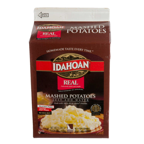 Idahoan Real Mashed Potatoes, 3.24 Pound -- 6 per case.