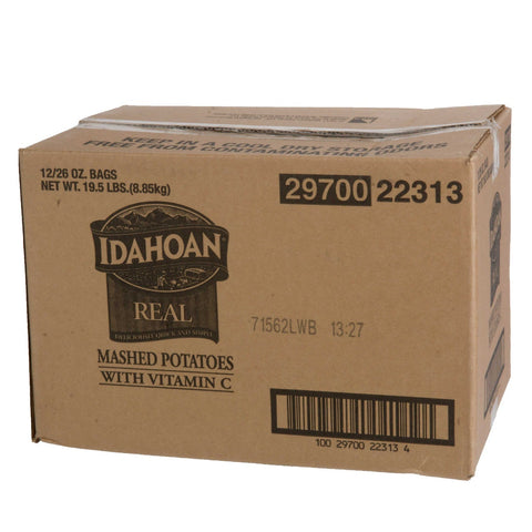 Idahoan Real Mashed Potatoes with Vitamin C, 26 Ounce -- 12 per case.