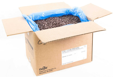 Ambrosia Regal Bittersweet Chocolate Baking Chips, 50 Pound