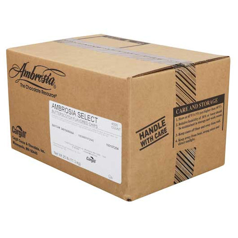 Ambrosia Butterscotch Chips, 25 Pound