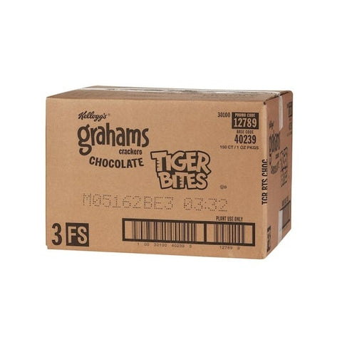 Kellogg's Tiger Bites Chocolate Graham Cracker, 1 Ounce -- 150 per case