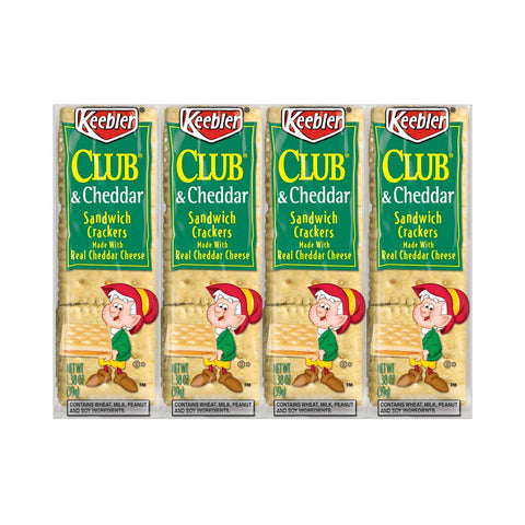 Kelloggs Keebler Original Club Cheddar Cracker, 10 Ounce -- 12 per case.