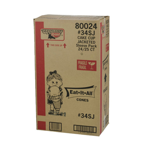 Cone Keebler Eat It All Cake 34Sj -- 600 per case.