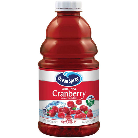 Ocean Spray Cranberry Juice Cocktail, 46 Ounce -- 8 per case.