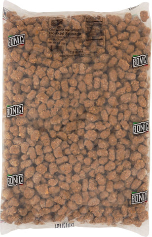 Tyson Old World Specialities Cooked Large Sausage Pizza Topping, 5 Pound -- 2 per case.