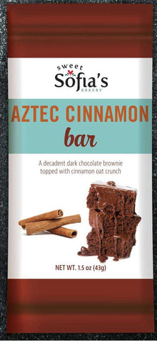 Love and Quiches Individually Wrapped Aztec Cinnamon Bar, 1.5 Ounce -- 100 per case
