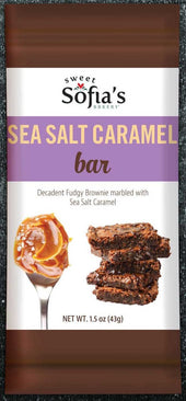 Love and Quiches Individually Wrapped Sea Salt Caramel Bar, 1.5 Ounce -- 100 per case