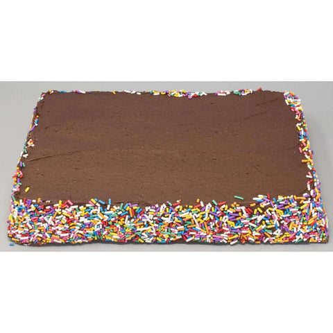 Love and Quiches 1/4 Sheet Special Occasion Chocolate Cake, 2.5 Pound