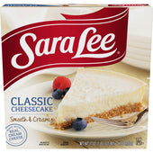 Sara Lee Classic Original Cream Cheesecake Dessert, 17 Ounce -- 12 per case.