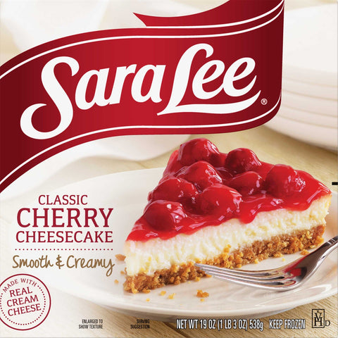 Sara Lee Cherry Cheesecake, 19 Ounce -- 12 per case.