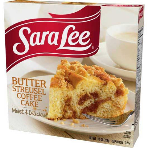 Sara Lee Butter Streusel Coffee Cake, 11.5 Ounce -- 8 per case