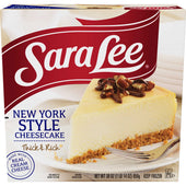 Sara Lee Classic New York Style Cheesecake, 30 Ounce -- 8 per case.