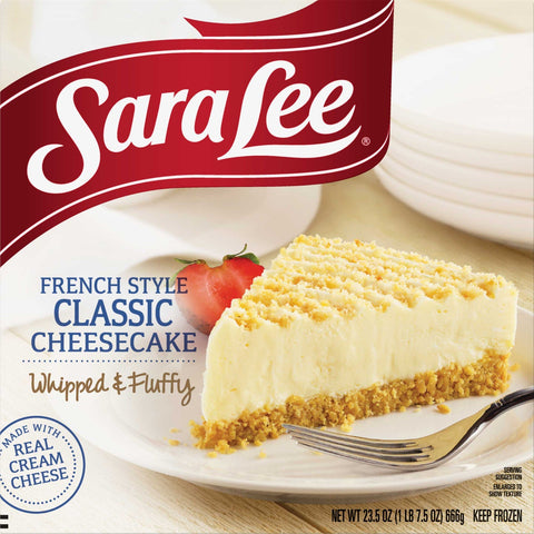 Sara Lee Cream Cheesecake -- 8 per case.