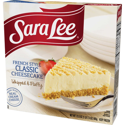 Sara Lee Cream Cheesecake -- 8 per case.