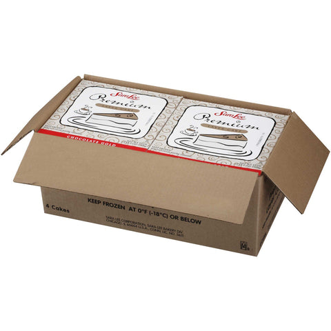 Sara Lee Round Gourmet Chocolate Golden Premium Butter Cream Layer Cake, 9 inch -- 4 per case.