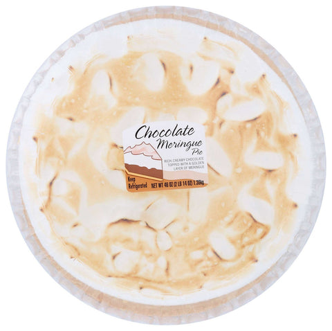 Sara Lee Chocolate Meringue Premium Pie, 46 Ounce -- 4 per case