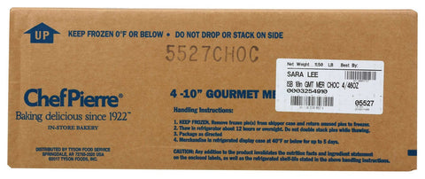 Sara Lee Chocolate Meringue Premium Pie, 46 Ounce -- 4 per case