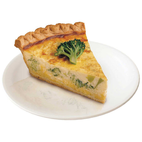 Sara Lee Chef Pierre Unbaked Broccoli Quiche, 10 inch -- 6 per case.