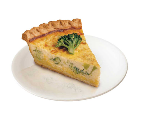 Sara Lee Chef Pierre Unbaked Broccoli Quiche, 10 inch -- 6 per case.