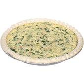 Sara Lee Chef Pierre Unbaked Spinach Quiche, 10 inch -- 6 per case.