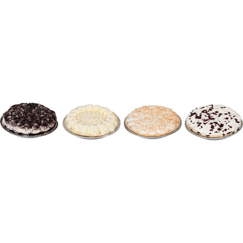 Sara Lee Chef Pierre Creme de la Cream Pie - Variety Pack, 10 inch -- 4 per case.