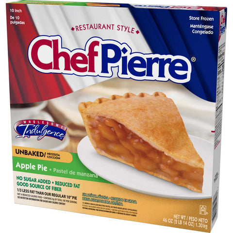 Sara Lee Chef Pierre Apple Pie, 10 inch -- 6 per case.