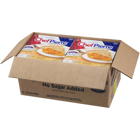 Sara Lee Chef Pierre Peach High Pie, 44 Ounce -- 6 per case.