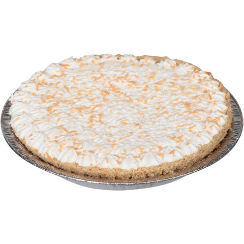 Sara Lee Chef Pierre Traditional Coconut Cream Pie, 10 inch -- 6 per case.