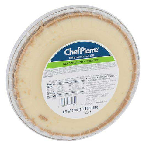 Chef Pierre 10 inch Key West Lime Icebox Pie, 37 Ounce -- 6 per case