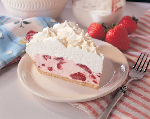 Sara Lee Chef Pierre Strawberries and Cream Fruit de la Cream Pie, 39.65 Ounce -- 4 per case.