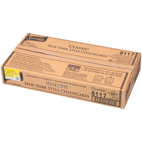 Sara Lee Restaurant Reserve Round Classic Tall New York Style Creamy Cheesecake, 10 inch -- 2 per case.