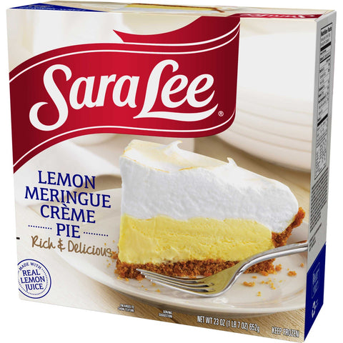 Sara Lee Lemon Meringue Creme Pie, 23 Ounce -- 6 per case.