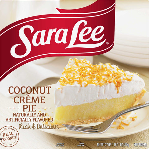 Sara Lee Coconut Creme Pie, 27 Ounce -- 6 per case.