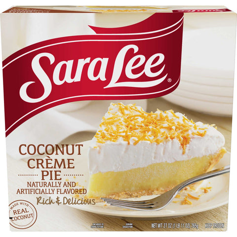 Sara Lee Coconut Creme Pie, 27 Ounce -- 6 per case.