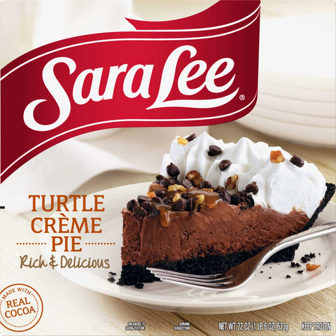 Sara Lee Turtle Creme Pie, 22 Ounce -- 6 per case.
