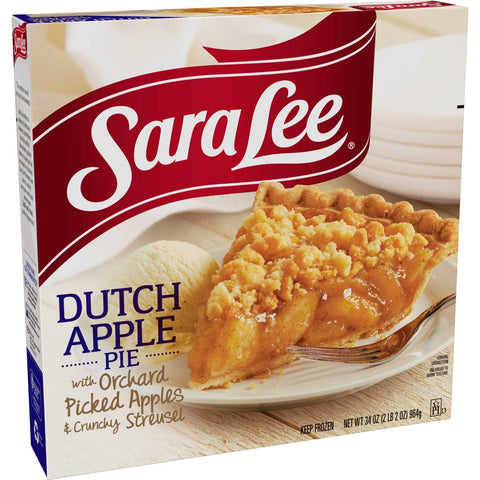Sara Lee Unbaked Dutch Apple Pie, 2.125 Pound -- 6 per case.