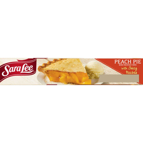 Sara Lee Unbaked Peach Pie, 2.125 Pound -- 6 per case.