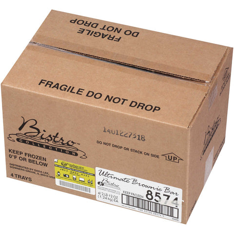 Sara Lee Bistro Collection Ultimate Brownie Dessert Bar, 44 Ounce -- 4 per case.