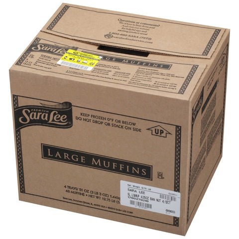 Chef Pierre Large Banana Nut Muffin -- 48 per case.