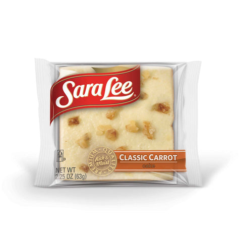 Sara Lee Iced Carrot Cake, 2.25 Ounce -- 24 per case.