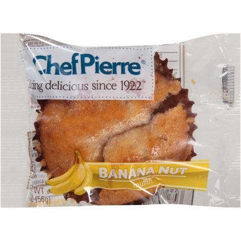 Chef Pierre Banana Nut Muffin, 2 Ounce -- 48 per case.