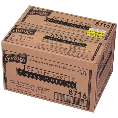 Chef Pierre Small Muffin - Variety Pack, 2 Ounce -- 96 per case